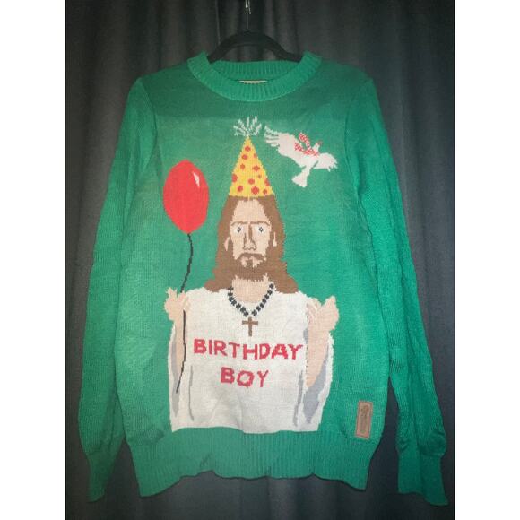 Ugly Christmas Sweater Xmas Size Small Tipsy Elves Jesus - Picture 1 of 3